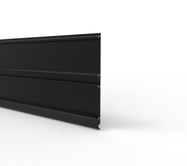 ZOCALO DE PVC 120mm NEGRO 3mts (ZP12N)