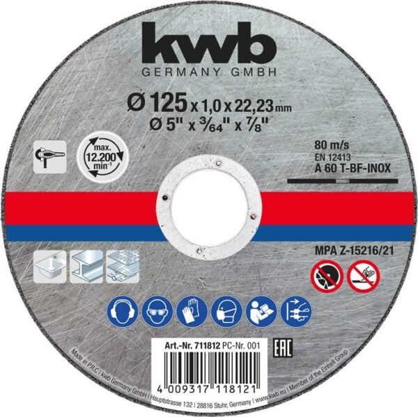 DISCO DE CORTE 115x1 KWB (49711811)