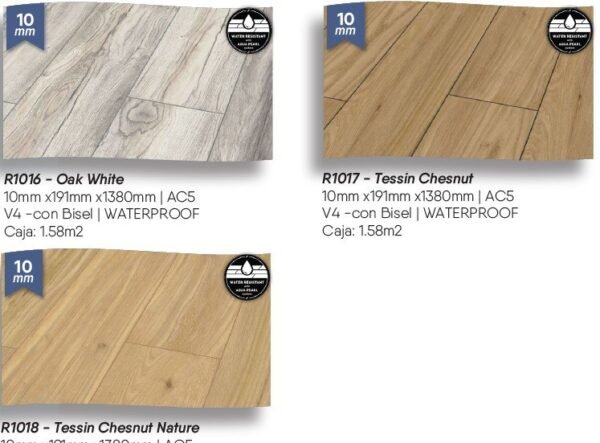 PISO FLOTANTE ROOMS C/BISEL 10MM