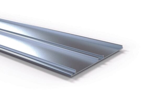 ZOCALO DE PVC 120mm ALUMINIO 3.95 mts (ZP12A)